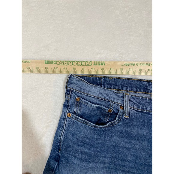 Levis 550 Relaxed Fit Mens Blue Jeans 38x36 Medium Wash Stretch 18181-0550 - Picture 5 of 10